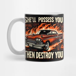 Vintage Horror - Retro Garage Graphic Logo - Muscle Car Mug